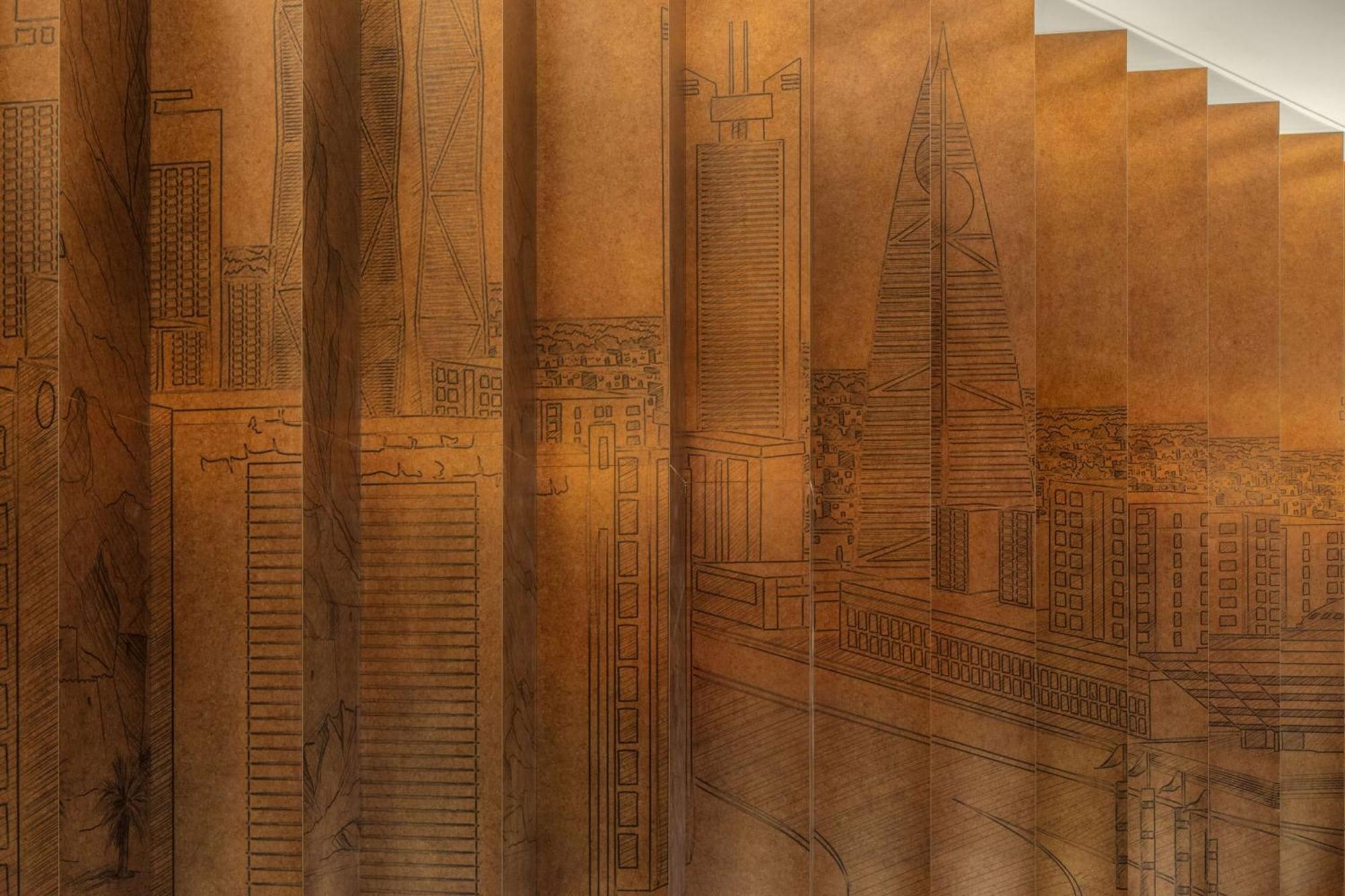 Hyatt Regency Riyadh Olaya Экстерьер фото Detail of the 1930s mural by Charles Sprague Pearce